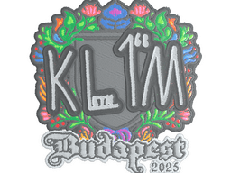 Sticker | kl1m (Embroidered) | Budapest 2025
