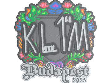 Sticker | kl1m (Embroidered) | Budapest 2025
