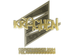 Sticker | kraghen (Gold) | Copenhagen 2024