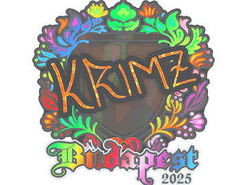 Sticker | KRIMZ (Holo) | Budapest 2025