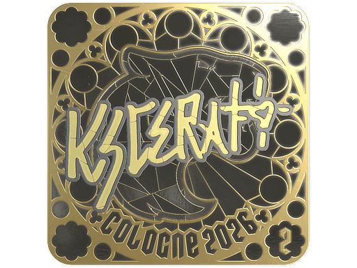 Sticker | KSCERATO (Gold, Ranked) | Cologne 2026