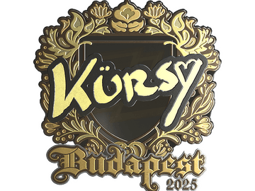 Sticker | Kursy (Gold) | Budapest 2025