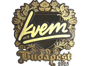 Sticker | Kvem (Gold) | Budapest 2025