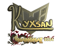 Sticker | kyxsan (Gold) | Shanghai 2024