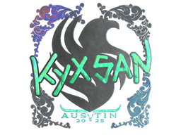 Sticker | kyxsan (Holo) | Austin 2025