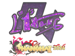 Sticker | L1haNg (Glitter) | Shanghai 2024