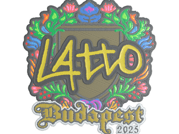 Sticker | latto (Embroidered) | Budapest 2025