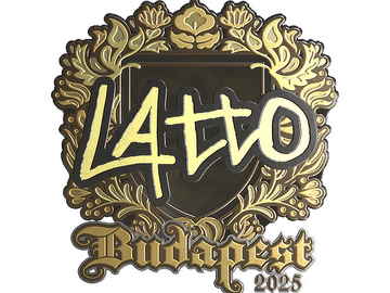 Sticker | latto (Gold) | Budapest 2025