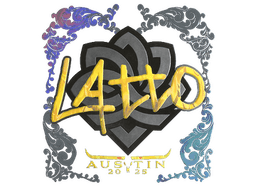Sticker | latto (Holo) | Austin 2025