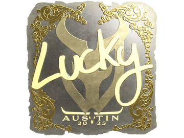 Sticker | Lucky (Gold) | Austin 2025