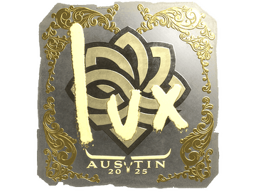 Sticker | lux (Gold) | Austin 2025