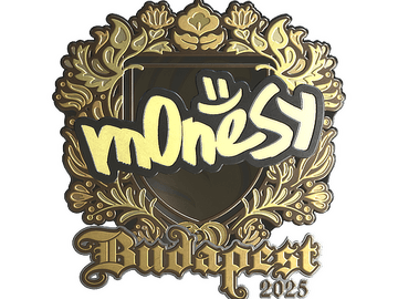 Sticker | m0NESY (Gold) | Budapest 2025
