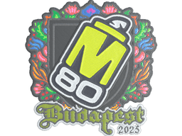 Sticker | M80 (Embroidered) | Budapest 2025
