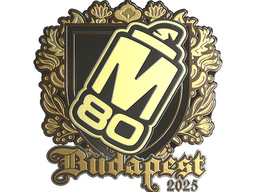 Sticker | M80 (Gold) | Budapest 2025