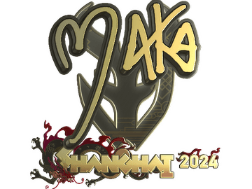 Sticker | Maka (Gold) | Shanghai 2024
