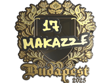 Sticker | makazze (Gold) | Budapest 2025