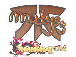 Sticker | MATYS (Glitter) | Shanghai 2024