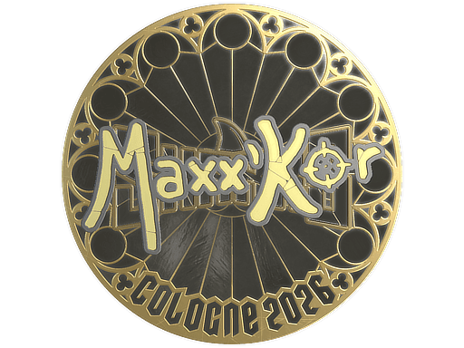 Sticker | maxxkor (Gold) | Cologne 2026