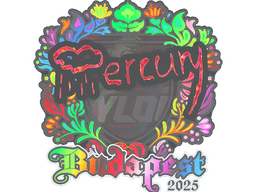 Sticker | Mercury (Holo) | Budapest 2025