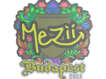 Sticker | mezii (Embroidered) | Budapest 2025