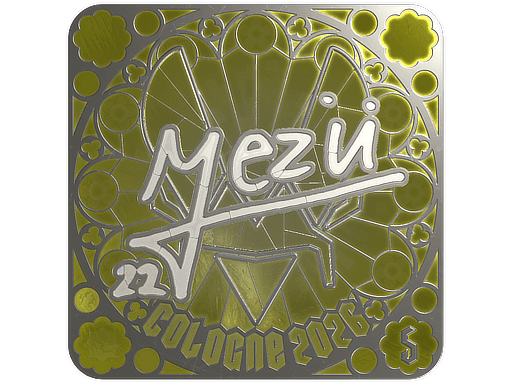 Sticker | mezii (Foil, Ranked) | Cologne 2026