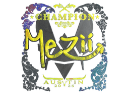 Sticker | mezii (Holo, Champion) | Austin 2025