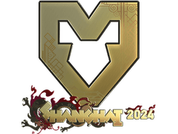Sticker | MOUZ (Gold) | Shanghai 2024