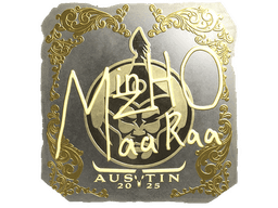 Sticker | mzinho (Gold) | Austin 2025
