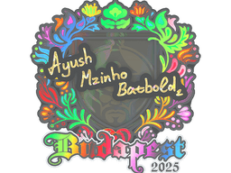 Sticker | mzinho (Holo) | Budapest 2025