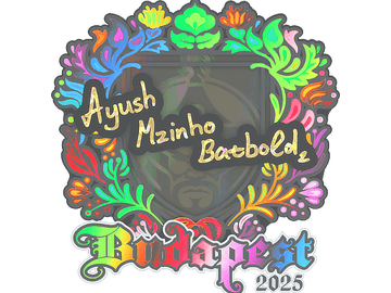 Sticker | mzinho (Holo) | Budapest 2025