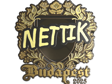 Sticker | nettik (Gold) | Budapest 2025