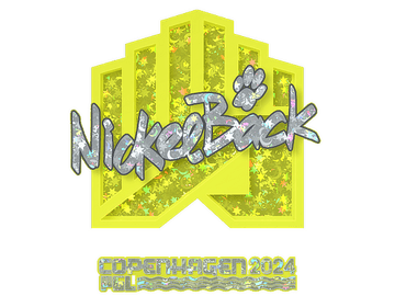 Sticker | NickelBack (Glitter) | Copenhagen 2024