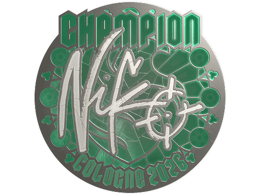 Sticker | NiKo (Foil, Champion) | Cologne 2026