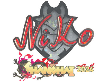 Sticker | NiKo (Glitter) | Shanghai 2024