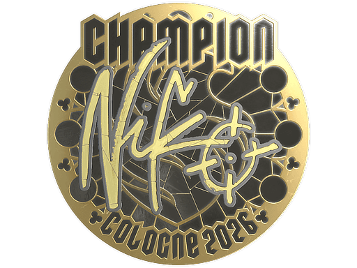 Sticker | NiKo (Gold, Champion) | Cologne 2026