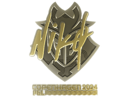 Sticker | NiKo (Gold) | Copenhagen 2024