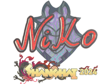 Sticker | NiKo (Holo) | Shanghai 2024