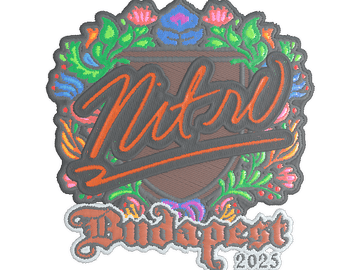 Sticker | nitr0 (Embroidered) | Budapest 2025