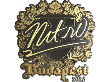 Sticker | nitr0 (Gold) | Budapest 2025