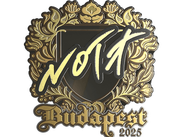 Sticker | nota (Gold) | Budapest 2025