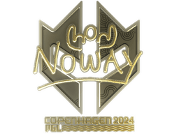 Sticker | noway (Gold) | Copenhagen 2024