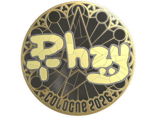 Sticker | phzy (Gold) | Cologne 2026