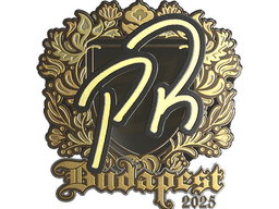 Sticker | PR (Gold) | Budapest 2025