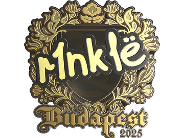 Sticker | r1nkle (Gold) | Budapest 2025