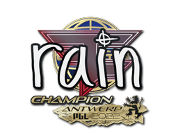 Sticker | rain (Champion) | Antwerp 2022