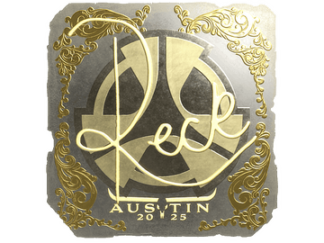 Sticker | reck (Gold) | Austin 2025