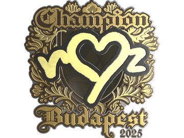 Sticker | ropz (Gold, Champion) | Budapest 2025