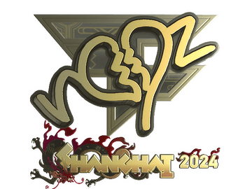 Sticker | ropz (Gold) | Shanghai 2024