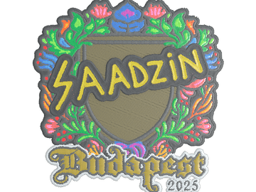 Sticker | saadzin (Embroidered) | Budapest 2025