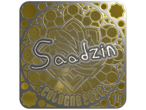 Sticker | saadzin (Foil, Ranked) | Cologne 2026